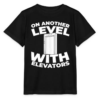 Elevator Elevator - Stanley/Stella MINI CREATOR Kids’ T-Shirt - black - Front - Mikhail (115cm)