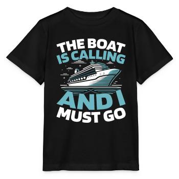 Kreuzfahrt - Stanley/Stella Kinder T-Shirt MINI CREATOR  - Schwarz - Vorne - Mikhail (115cm)