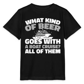 Kreuzfahrt - Stanley/Stella Kinder T-Shirt MINI CREATOR  - Schwarz - Vorne - Mikhail (115cm)