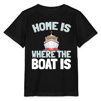Kreuzfahrt - Stanley/Stella Kinder T-Shirt MINI CREATOR  - Schwarz - Vorne - Mikhail (115cm)