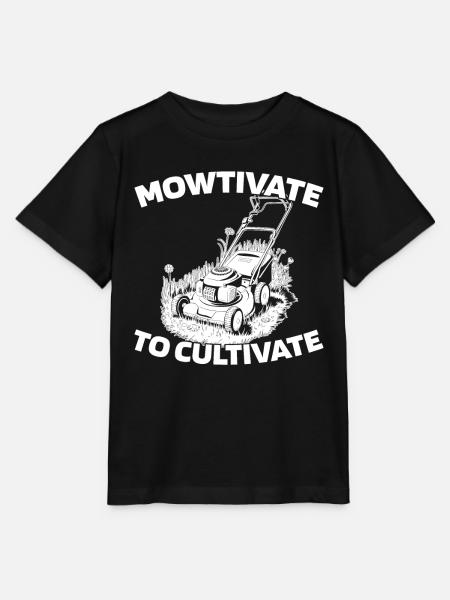 Rasenmäher Mähen - Stanley/Stella Kinder T-Shirt MINI CREATOR  - Schwarz