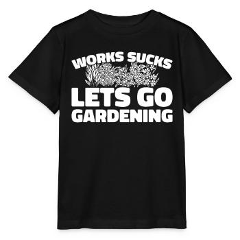 Hobbygärtner Garten - Stanley/Stella Kinder T-Shirt MINI CREATOR  - Schwarz - Vorne - Mikhail (115cm)