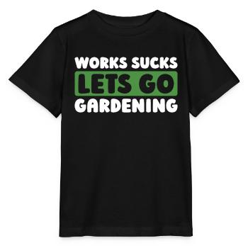 Hobbygärtner Garten - Stanley/Stella Kinder T-Shirt MINI CREATOR  - Schwarz - Vorne - Mikhail (115cm)