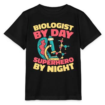 Biologie Biologe - Stanley/Stella Kinder T-Shirt MINI CREATOR  - Schwarz - Vorne - Mikhail (115cm)
