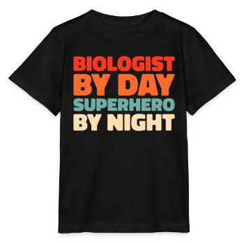 Biologie Biologe - Stanley/Stella Kinder T-Shirt MINI CREATOR  - Schwarz - Vorne - Mikhail (115cm)