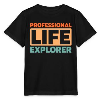 Biologie Biologe - Stanley/Stella Kinder T-Shirt MINI CREATOR  - Schwarz - Vorne - Mikhail (115cm)