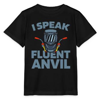 Forgeron métallurgiste - T-shirt bio MINI CREATOR Stanley/Stella Enfant - noir - Devant - Mikhail (115cm)