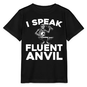 Forgeron métallurgiste - T-shirt bio MINI CREATOR Stanley/Stella Enfant - noir - Devant - Mikhail (115cm)