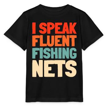 Fisherman - Stanley/Stella MINI CREATOR Kids’ T-Shirt - black - Front - Mikhail (115cm)
