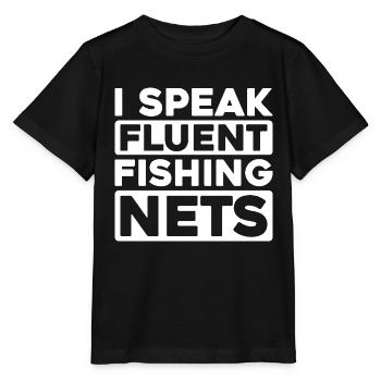 Fisherman - Stanley/Stella MINI CREATOR Kids’ T-Shirt - black - Front - Mikhail (115cm)