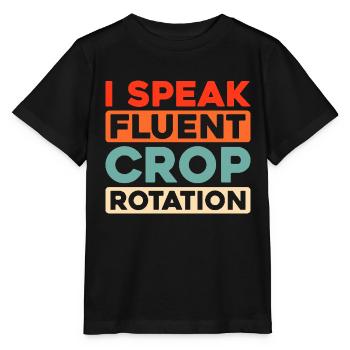Agriculteur Agriculteur - T-shirt bio MINI CREATOR Stanley/Stella Enfant - noir - Devant - Mikhail (115cm)