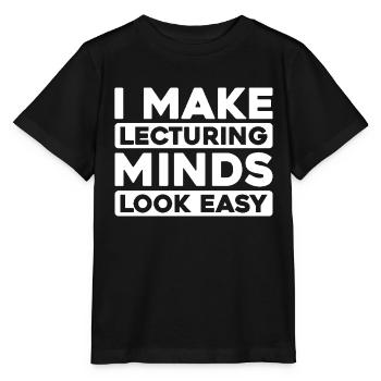 Professor - Stanley/Stella MINI CREATOR Kids’ T-Shirt - black - Front - Mikhail (115cm)