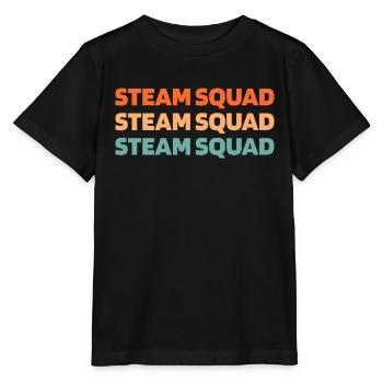 Baumeister Kader - Stanley/Stella Kinder T-Shirt MINI CREATOR  - Schwarz - Vorne - Mikhail (115cm)