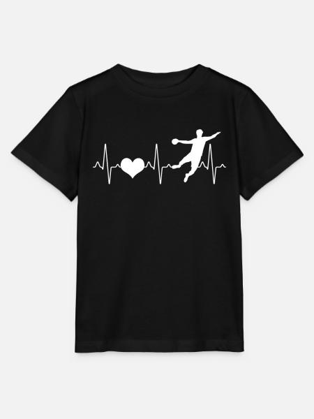 Handball Herzschlag - Stanley/Stella Kinder T-Shirt MINI CREATOR - Schwarz