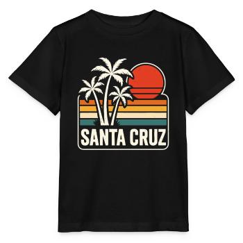 Santa Cruz Sunset - Stanley/Stella MINI CREATOR Kids’ T-Shirt - black - Front - Mikhail (115cm)