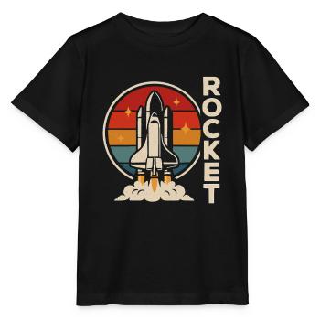 Raketen Rocket Fans - T-shirt bio MINI CREATOR Stanley/Stella Enfant - noir - Devant - Mikhail (115cm)