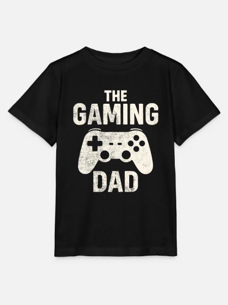 The Gaming Dad Retro Controller - Stanley/Stella Kinder T-Shirt MINI CREATOR  - Schwarz