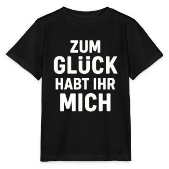 Luckily you have me - Stanley/Stella MINI CREATOR Kids’ T-Shirt - black - Front - Mikhail (115cm)