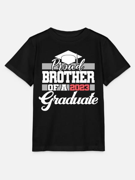 Stolzer Bruder eines Abschlussgeschenks 2023 - Stanley/Stella Kinder T-Shirt MINI CREATOR - Schwarz