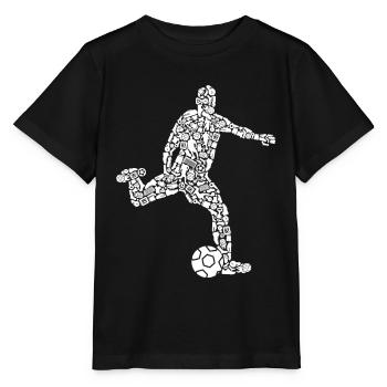 Soccer Player Symbols Soccer Player Soccer Player - Stanley/Stella MINI CREATOR Kids’ T-Shirt - black - Front - Mikhail (115cm)