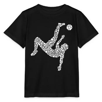 Fußballer Symbole Fußball Spieler Fußballspieler - Stanley/Stella Kinder T-Shirt MINI CREATOR  - Schwarz - Vorne - Mikhail (115cm)