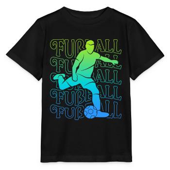 Soccer Vintage Soccer Player Young Soccer Player - Stanley/Stella MINI CREATOR Kids’ T-Shirt - black - Front - Mikhail (115cm)
