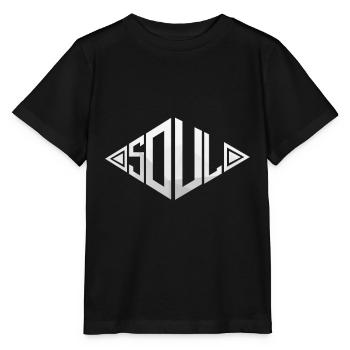 soul mate partner - T-shirt bio MINI CREATOR Stanley/Stella Enfant - noir - Devant - Mikhail (115cm)