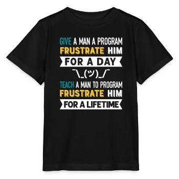 Programmer Humor Coding Jokes Developer - Stanley/Stella MINI CREATOR Kids’ T-Shirt - black - Front - Mikhail (115cm)