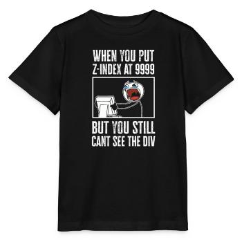 Programmer Humor Coding Jokes Developer - Stanley/Stella MINI CREATOR Kids’ T-Shirt - black - Front - Mikhail (115cm)