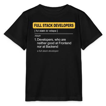 Programmer Humor Coding Jokes Developer - Stanley/Stella MINI CREATOR Kids’ T-Shirt - black - Front - Mikhail (115cm)