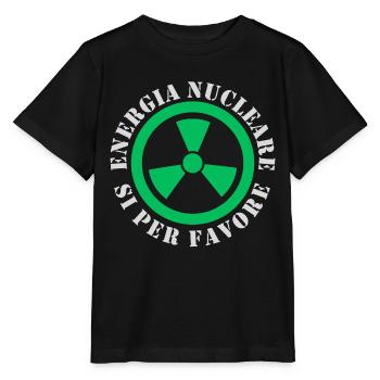 Kernkraft, Ja bitte - Stanley/Stella Kinder T-Shirt MINI CREATOR  - Schwarz - Vorne - Mikhail (115cm)