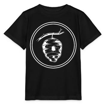 Nid d’abeille mellifère d’apiculteur - T-shirt bio MINI CREATOR Stanley/Stella Enfant - noir - Devant - Mikhail (115cm)