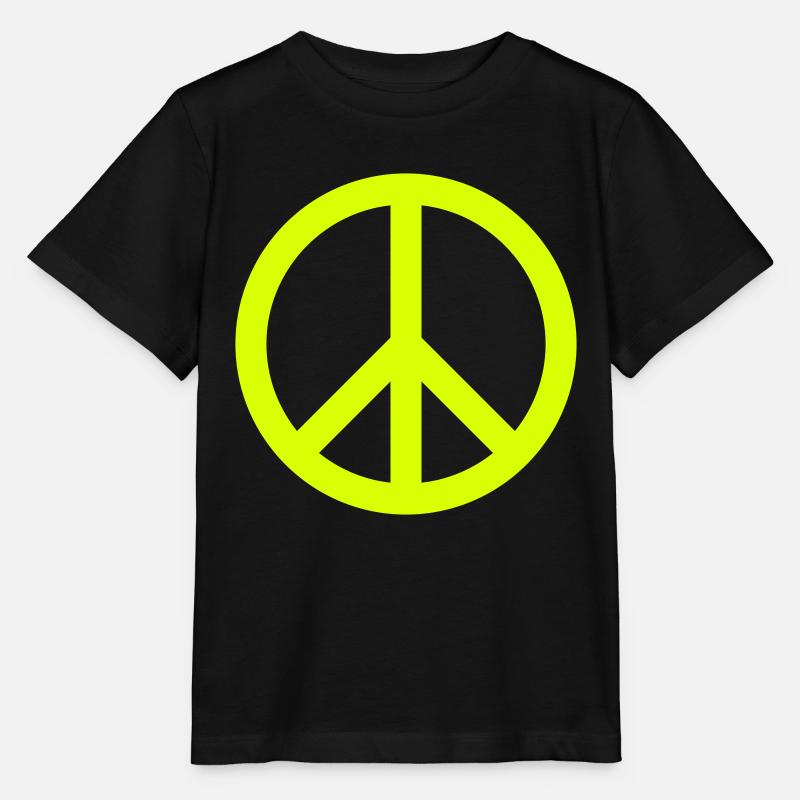 Friedenszeichen - Stanley/Stella Kinder T-Shirt MINI CREATOR  - Schwarz