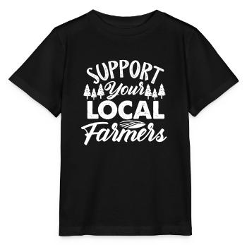 agriculture - T-shirt bio MINI CREATOR Stanley/Stella Enfant - noir - Devant - Mikhail (115cm)