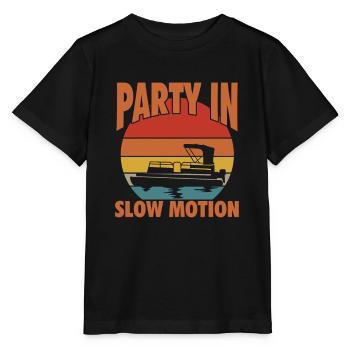 Soirée ponton - T-shirt bio MINI CREATOR Stanley/Stella Enfant - noir - Devant - Mikhail (115cm)