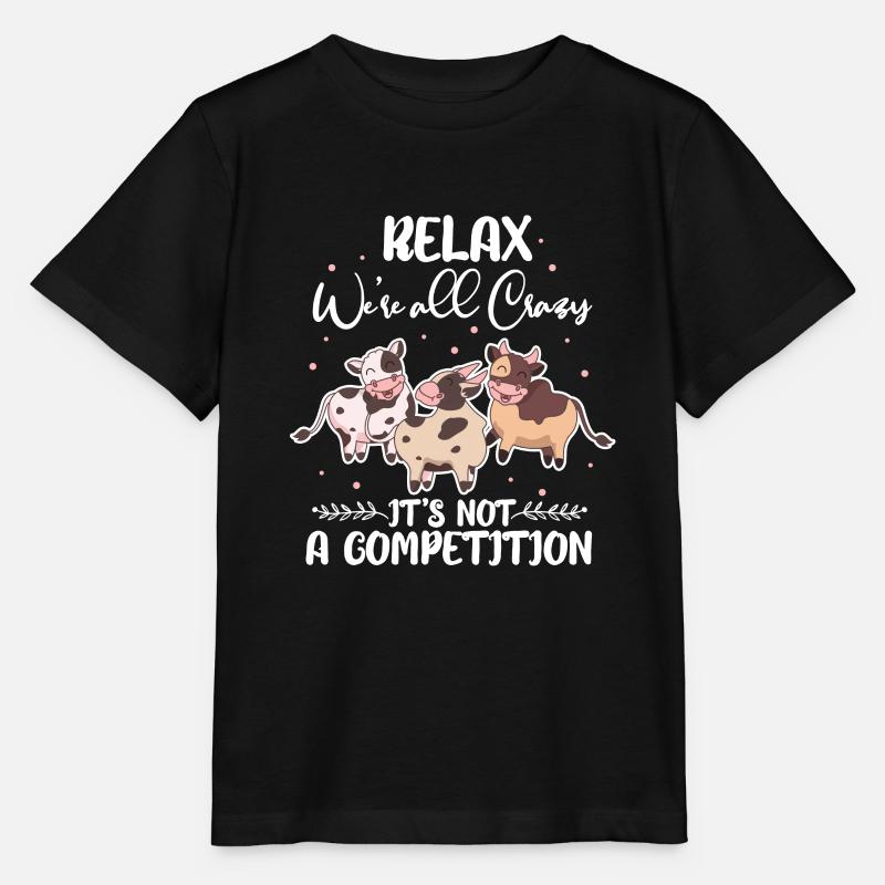 Kühe - Stanley/Stella Kinder T-Shirt MINI CREATOR - Schwarz