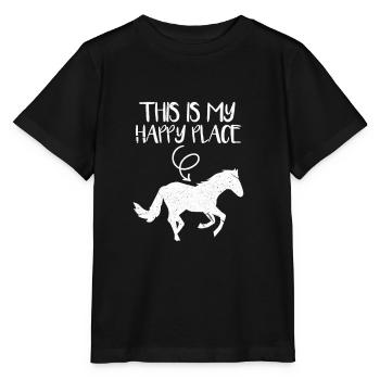 Cavalier Cavalier Cadeau Cheval - T-shirt bio MINI CREATOR Stanley/Stella Enfant - noir - Devant - Mikhail (115cm)