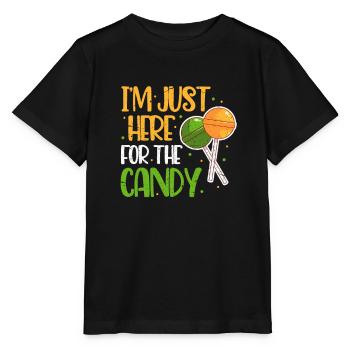 Halloween sweets Lolli sweet sour - Stanley/Stella MINI CREATOR Kids’ T-Shirt - black - Front - Mikhail (115cm)