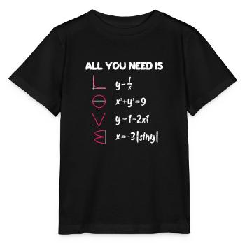 math - T-shirt bio MINI CREATOR Stanley/Stella Enfant - noir - Devant - Mikhail (115cm)