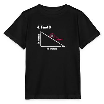 math - T-shirt bio MINI CREATOR Stanley/Stella Enfant - noir - Devant - Mikhail (115cm)