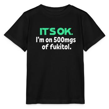 sarcasm - Stanley/Stella MINI CREATOR Kids’ T-Shirt - black - Front - Mikhail (115cm)