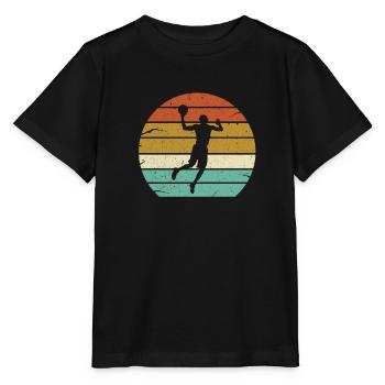 Basketball Basketballer Basket Retro Geschenk - Stanley/Stella Kinder T-Shirt MINI CREATOR  - Schwarz - Vorne - Mikhail (115cm)