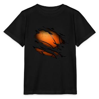 Basketball Basketballer Basket Basketballmanschaft - Stanley/Stella Kinder T-Shirt MINI CREATOR  - Schwarz - Vorne - Mikhail (115cm)