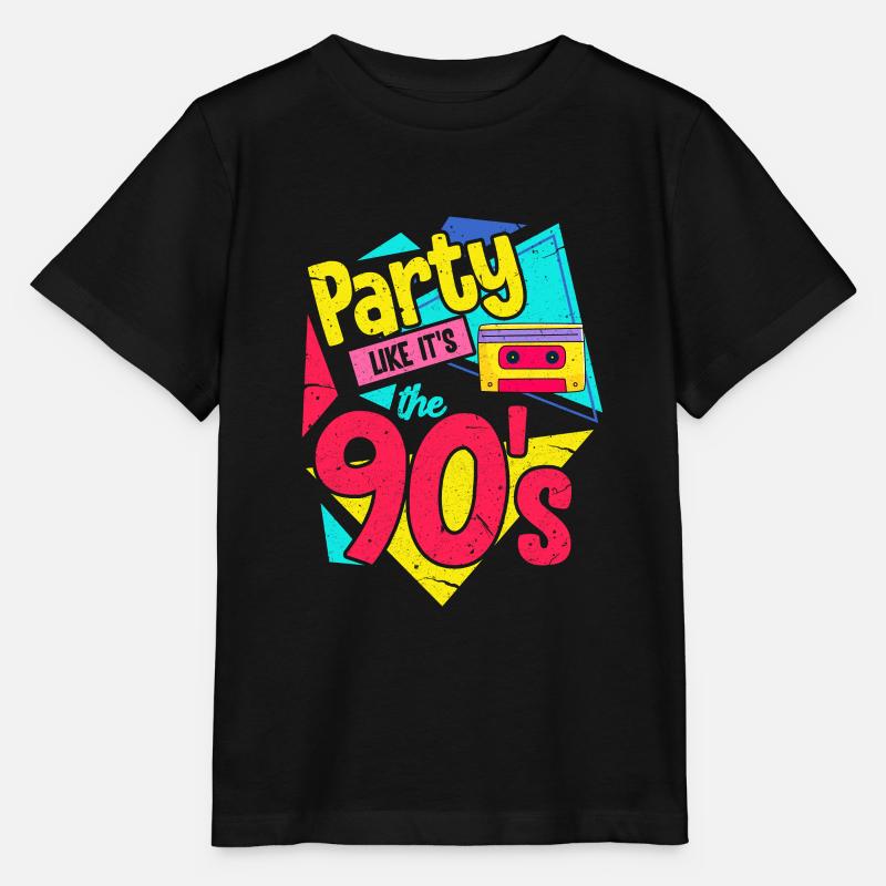 Années 90 - T-shirt bio MINI CREATOR Stanley/Stella Enfant - noir