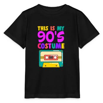 90er Jahre - Stanley/Stella Kinder T-Shirt MINI CREATOR  - Schwarz - Vorne - Mikhail (115cm)