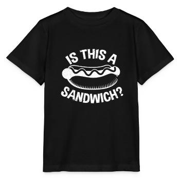 Hot dog - Stanley/Stella MINI CREATOR Kids’ T-Shirt - black - Front - Mikhail (115cm)