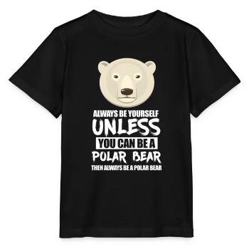 Ours Polaire Ours Polaire Ours Polaire Ours Arctique Cadeau - T-shirt bio MINI CREATOR Stanley/Stella Enfant - noir - Devant - Mikhail (115cm)