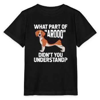 beagle - Stanley/Stella MINI CREATOR Kids’ T-Shirt - black - Front - Mikhail (115cm)