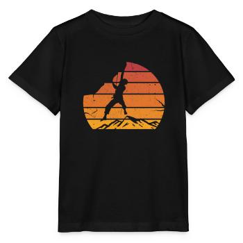 grimpeur - T-shirt bio MINI CREATOR Stanley/Stella Enfant - noir - Devant - Mikhail (115cm)
