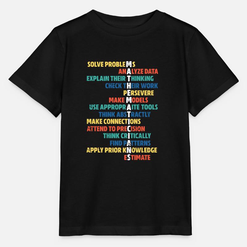 Mathe - Stanley/Stella Kinder T-Shirt MINI CREATOR  - Schwarz
